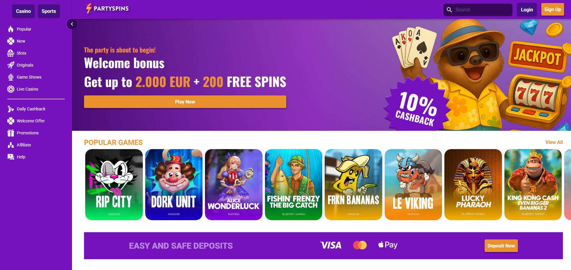 Partyspins Casino