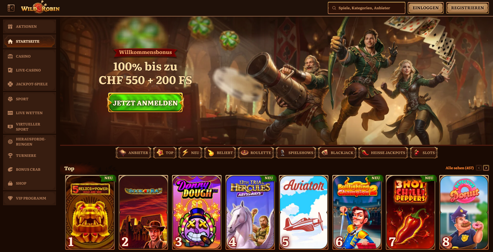 Wild Robin Casino