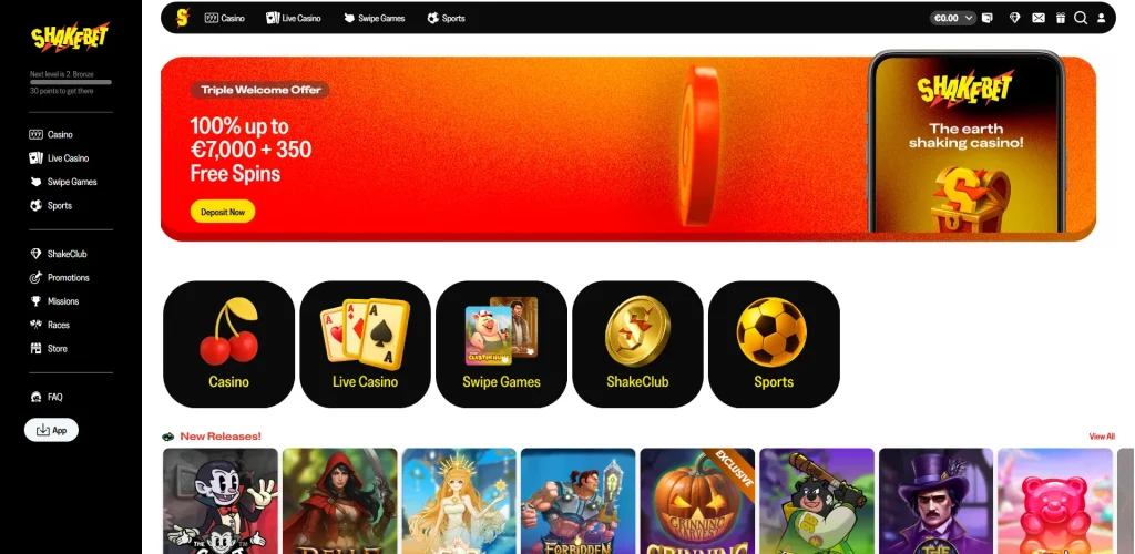 Shakebet Casino